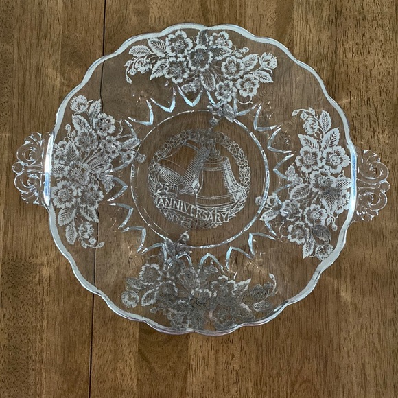 Other - 25th wedding anniversary plate